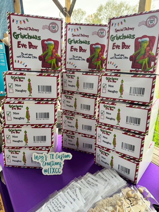 GRINCHMAS EVE BOX! - READY ON OR BEFORE SUNDAY, DECEMBER 22ND