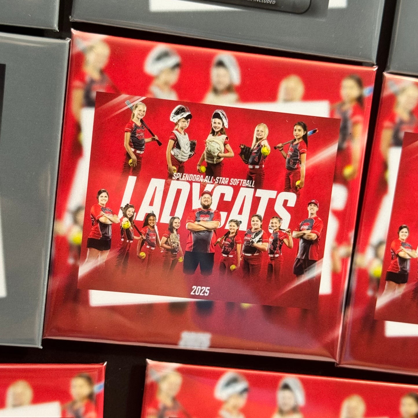 2.5"x2.5" Custom Square Photo Magnets
