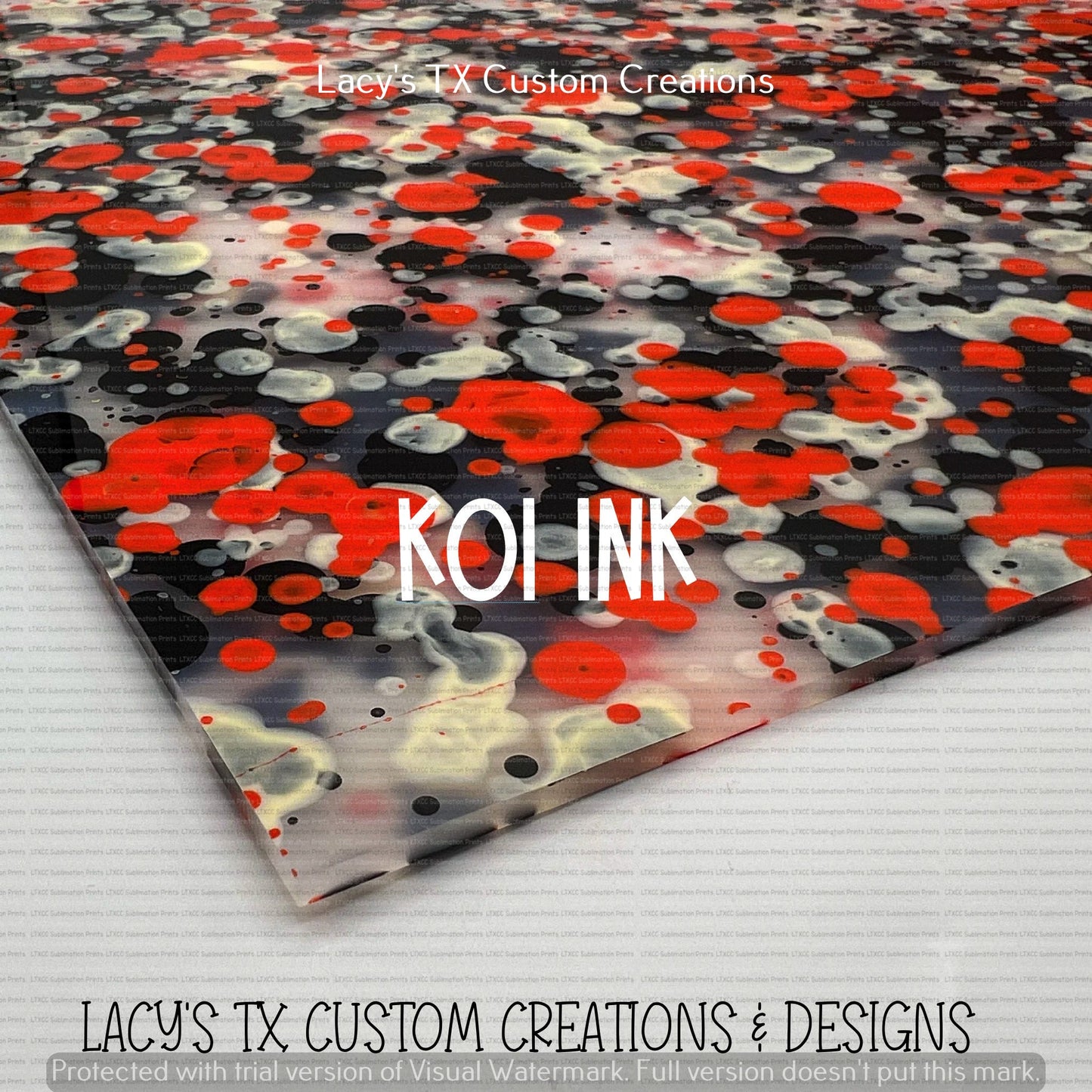 CUSTOM Acrylic 3D Business Name Watermark