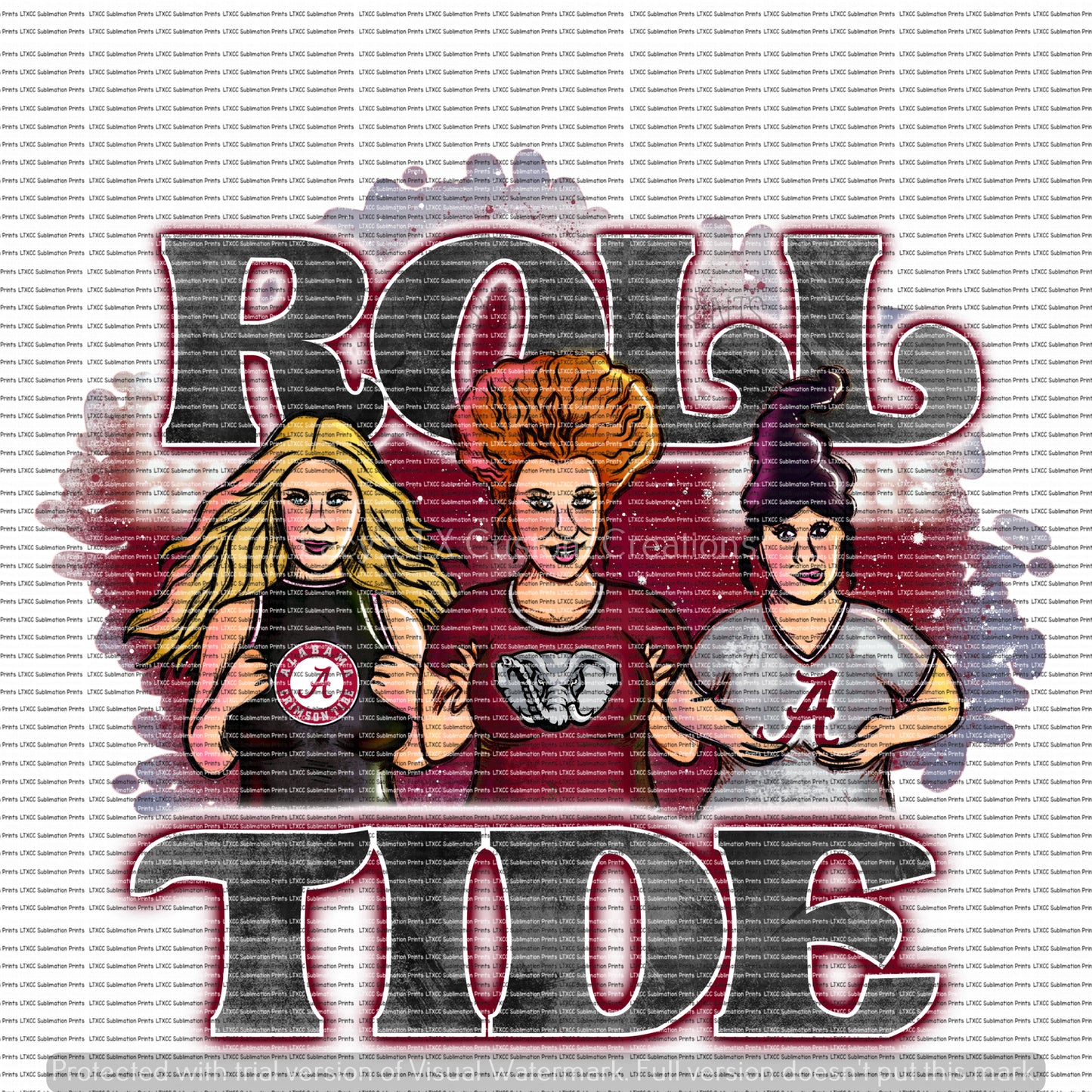 ROLL TIDE HOCUS POCUS - SUBLIMATION PRINT TRANSFER
