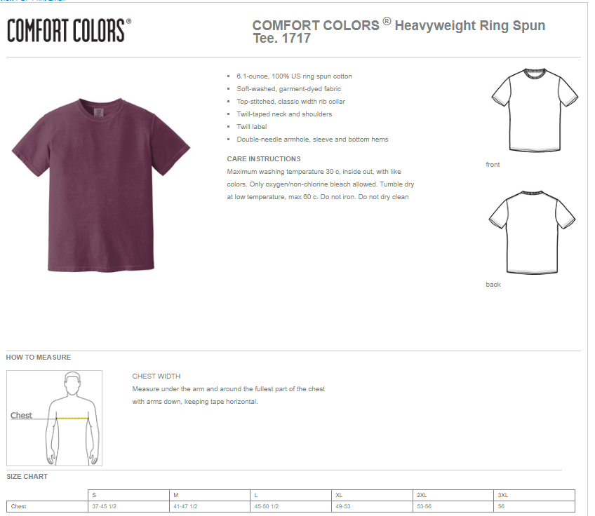 Comfort Colors Wildcat Tee