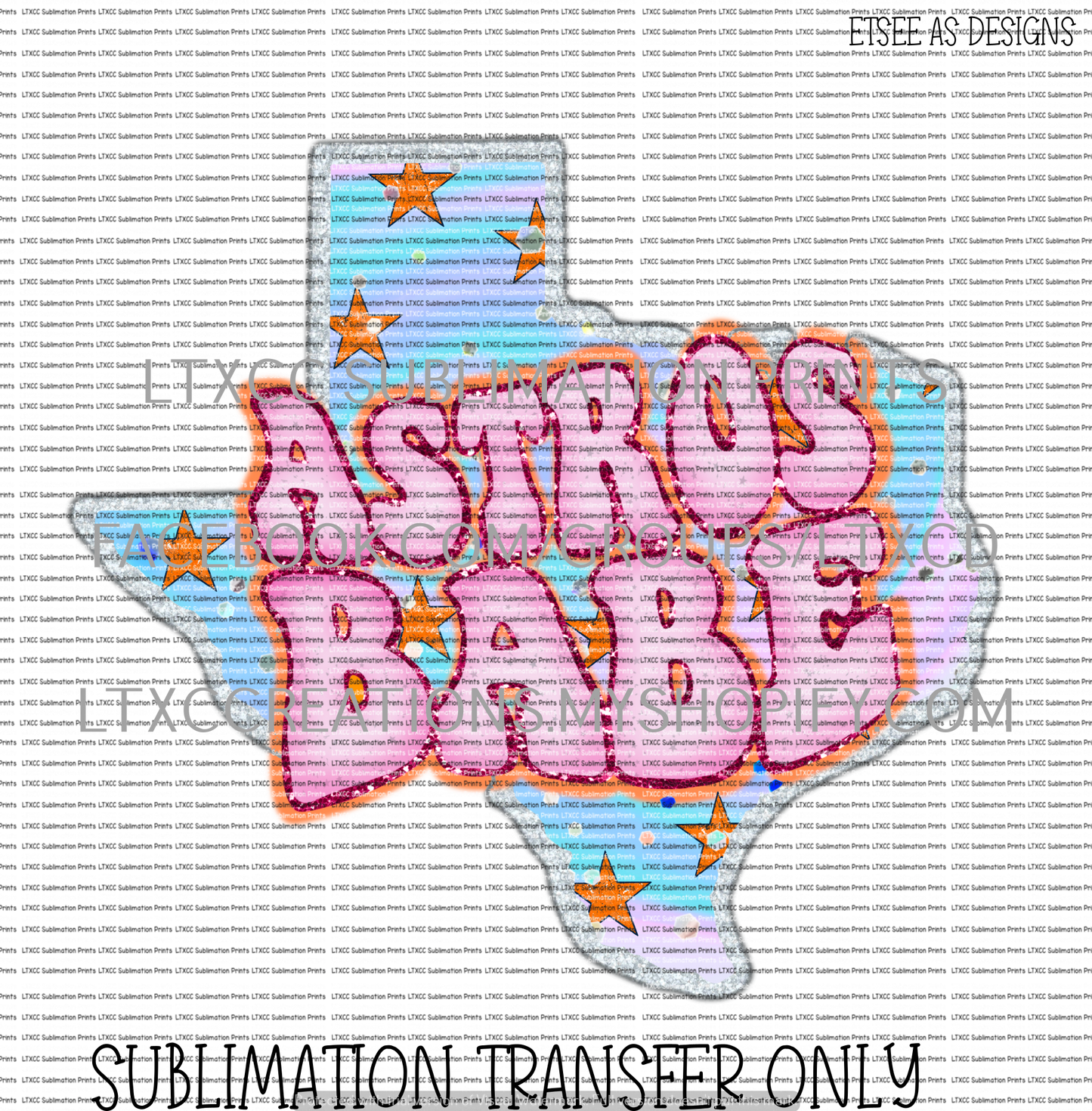A S T R O S BABE - SUBLIMATION PRINT TRANSFER