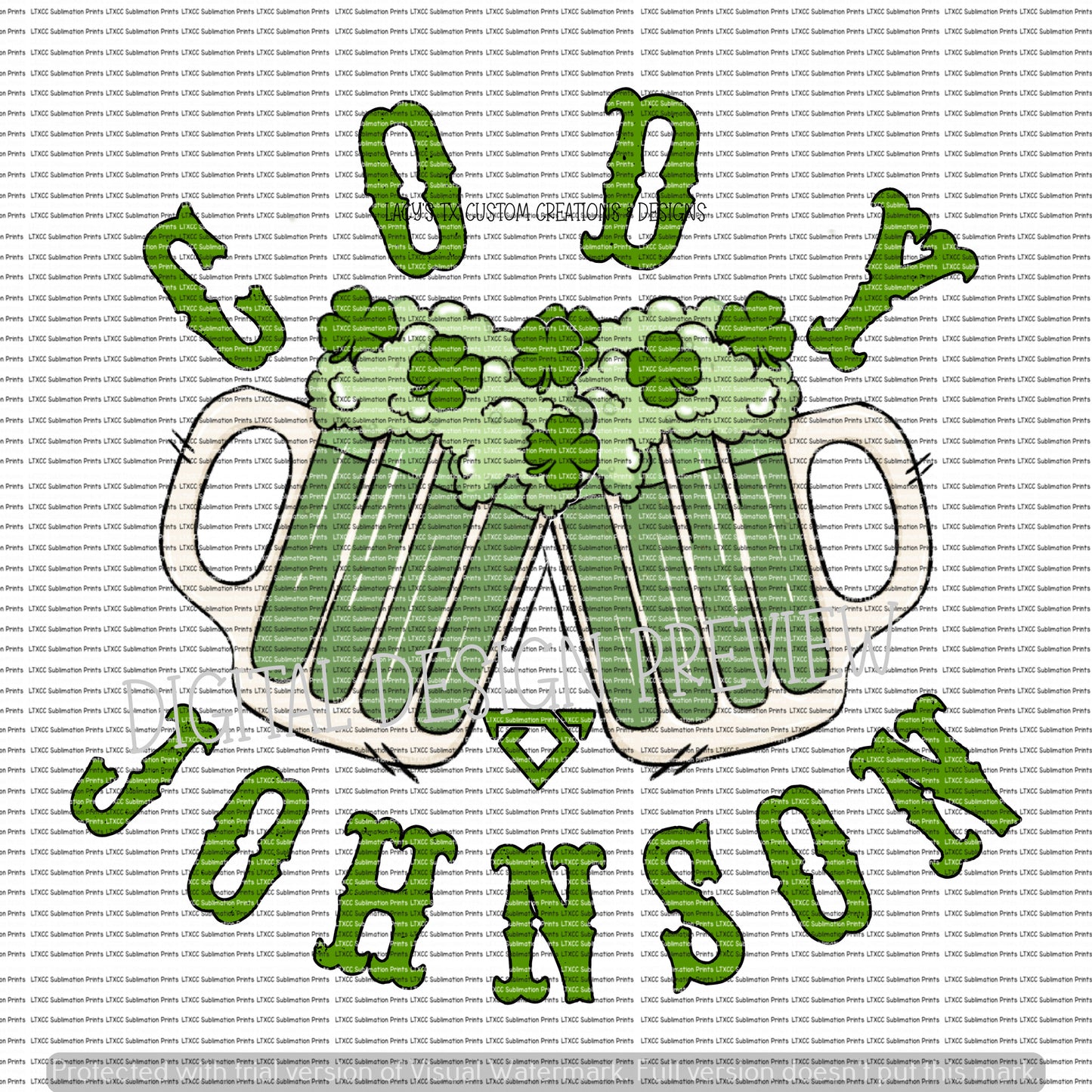 COJO ST. PATRICKS DAY - SUBLIMATION PRINT TRANSFER