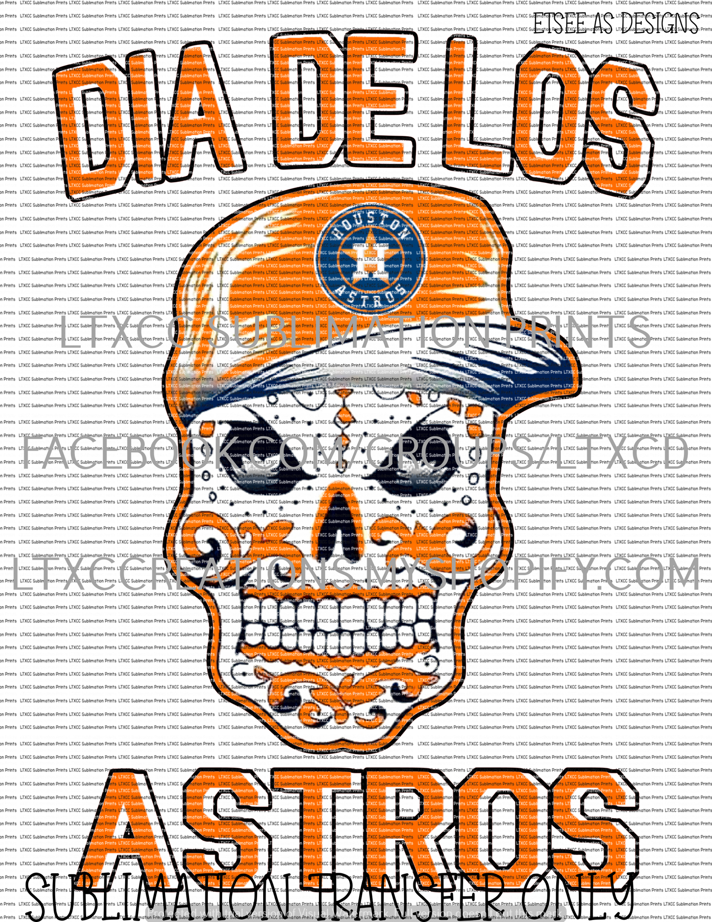 DIA DE LOS A S T R O S - SUBLIMATION PRINT TRANSFER