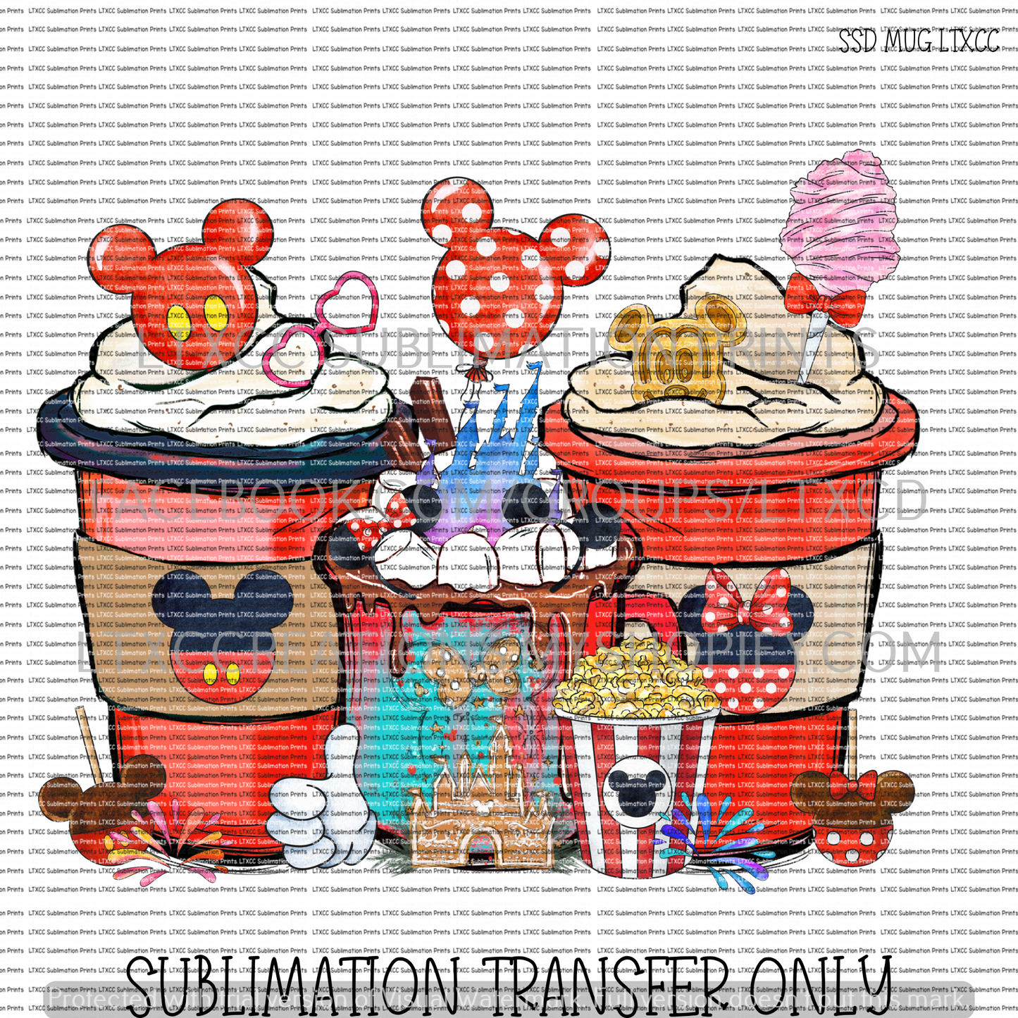 D I S N E Y - SUBLIMATION PRINT TRANSFER