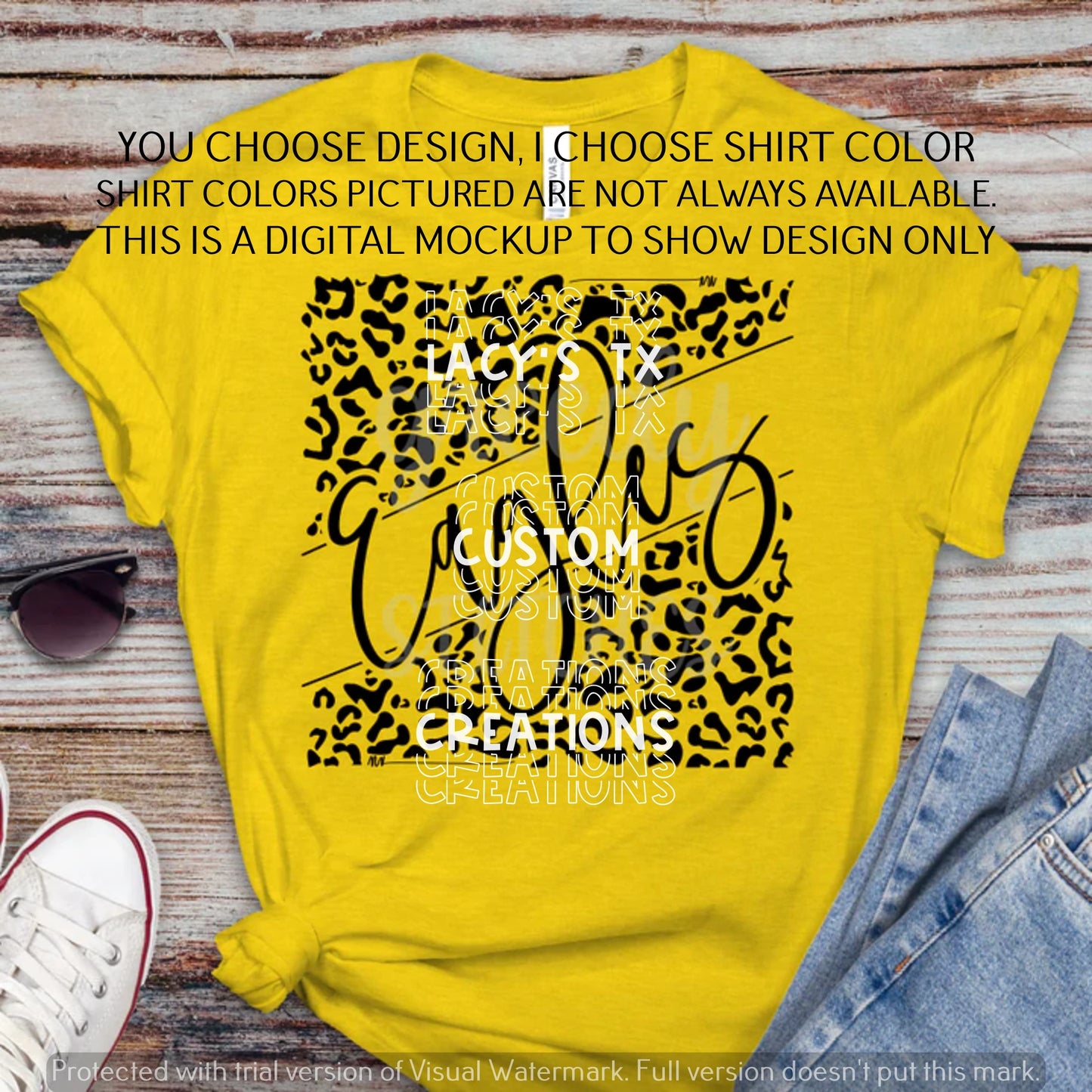 SHIRT SALE! YOU pick design, I PICK SHIRT COLOR - SCREEN PRINT SHIRTS!