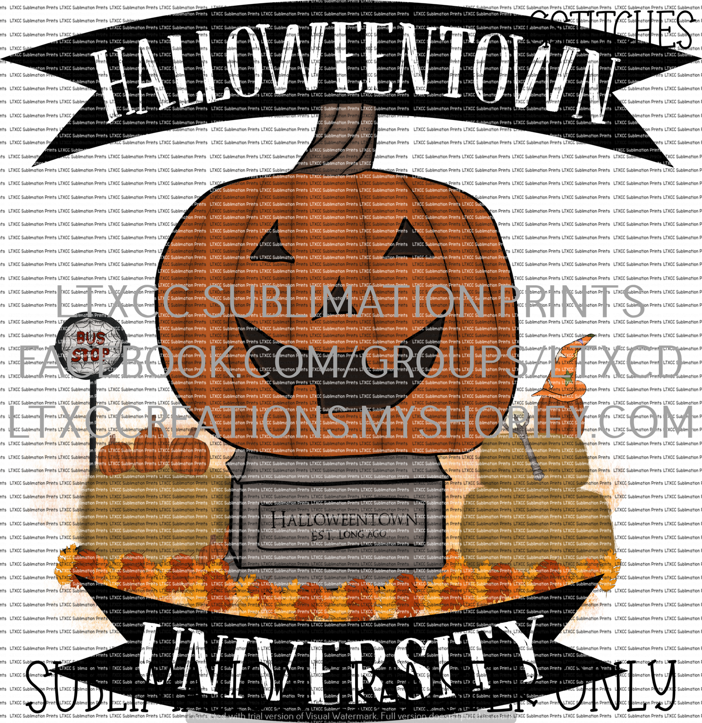 Halloweentown University - SUBLIMATION PRINT TRANSFER