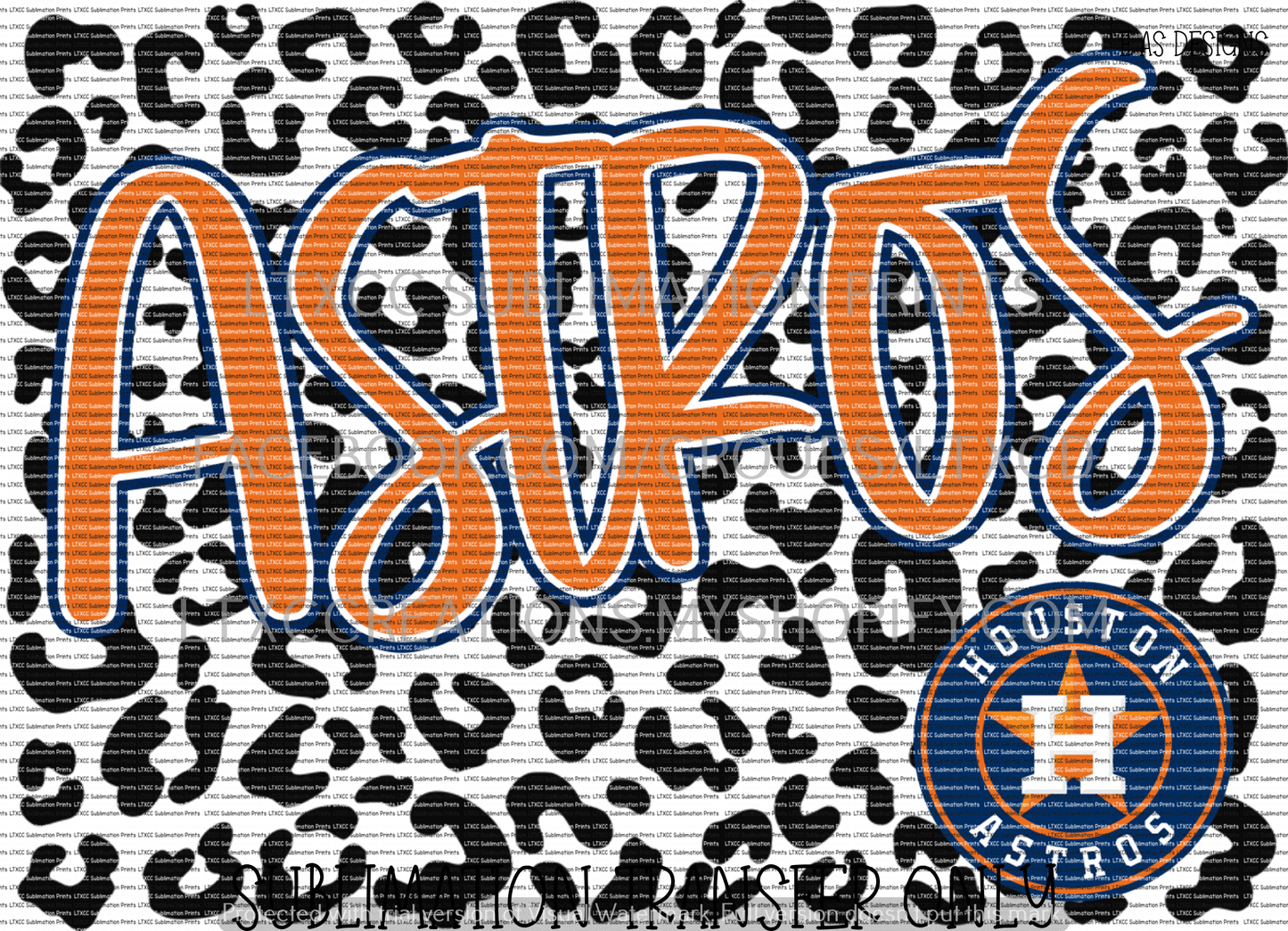 A S T R O S LEOPARD - SUBLIMATION PRINT TRANSFER