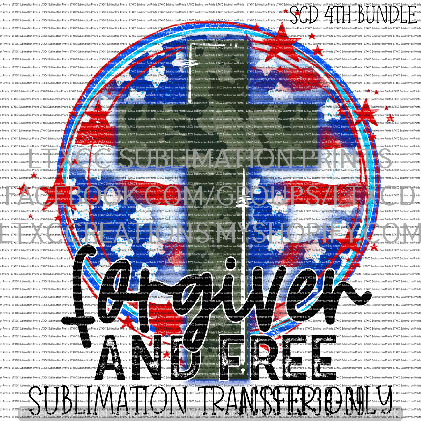 FORGIVEN AND FREE - SUBLIMATION PRINT TRANSFER