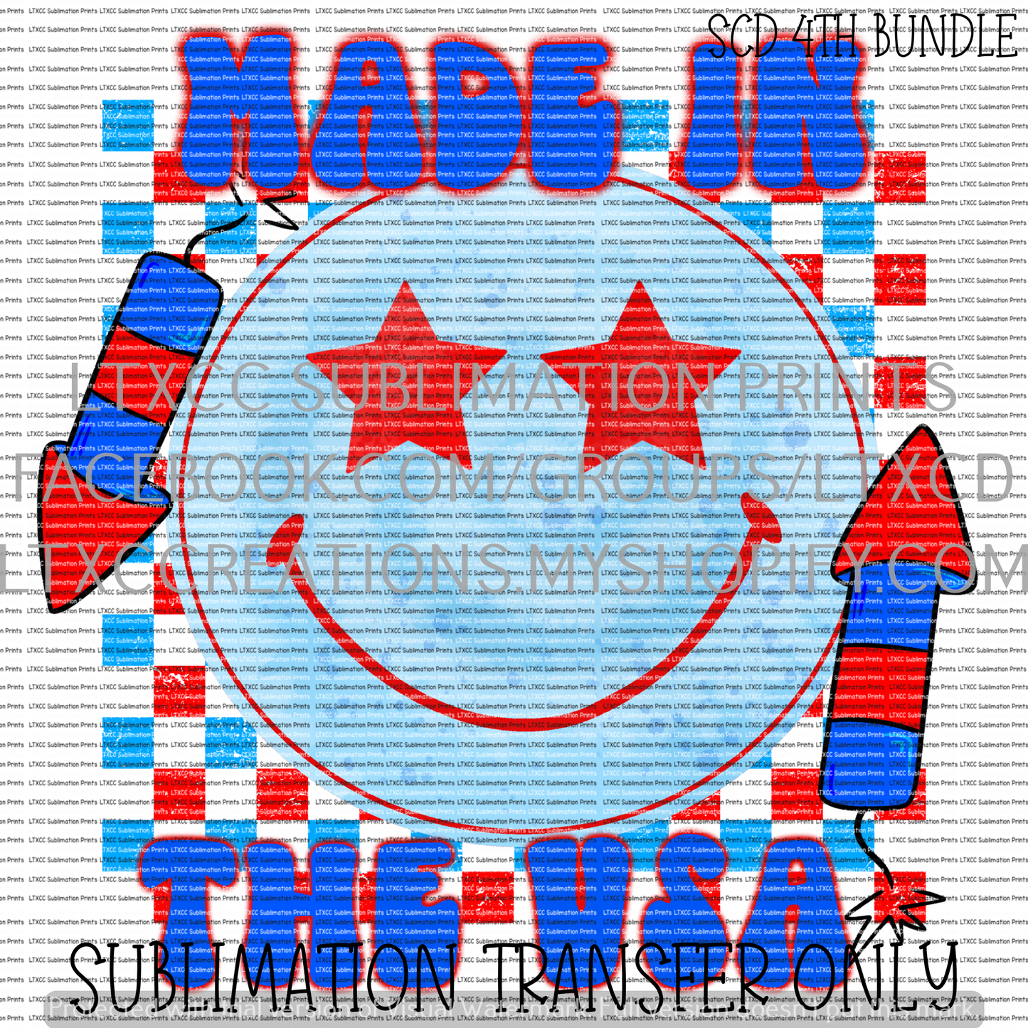 MADE IN THE USA SUBLIMATION PRINT TRANSFER