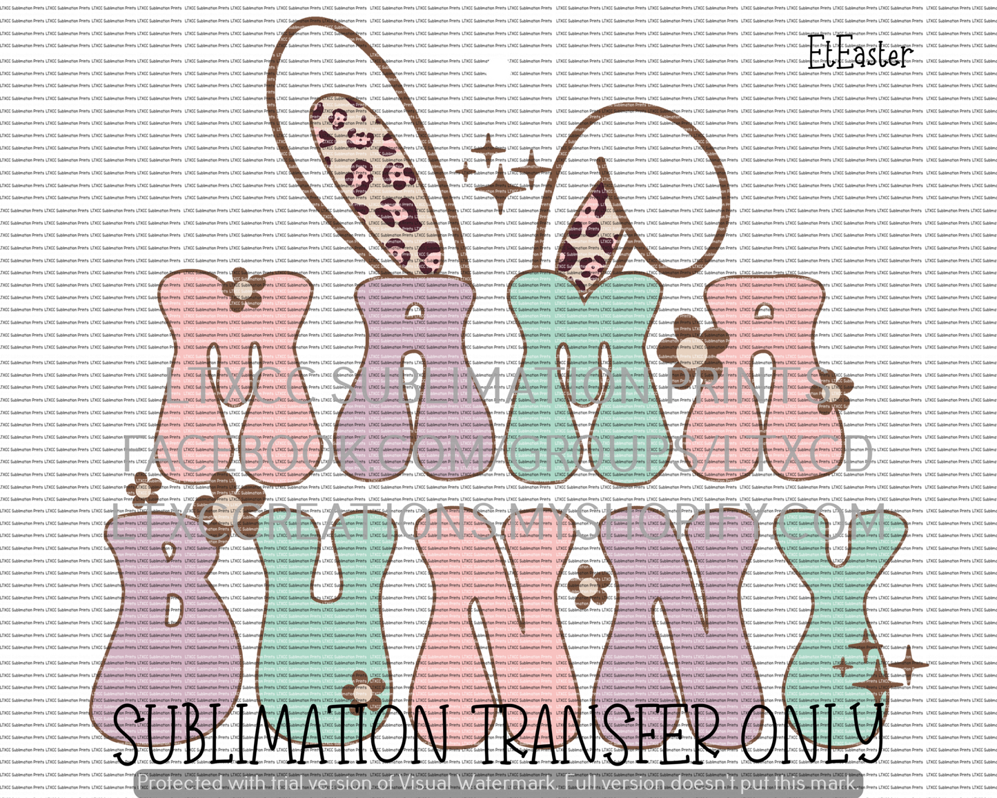 Mama Bunny - SUBLIMATION PRINT TRANSFER