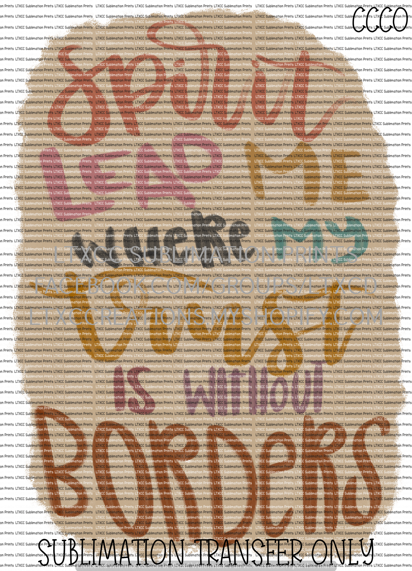 Spirit Lead Me Where My Trust is Without Borders - SUBLIMATION PRINT TRANSFER