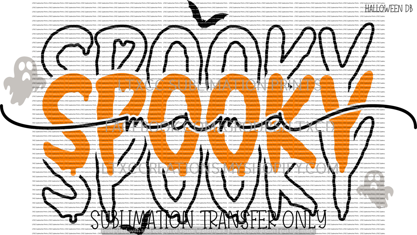 SPOOKY MAMA - SUBLIMATION PRINT TRANSFER