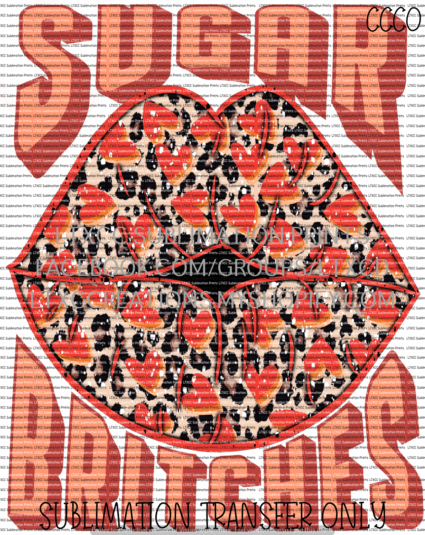 Sugar Britches - SUBLIMATION PRINT TRANSFER