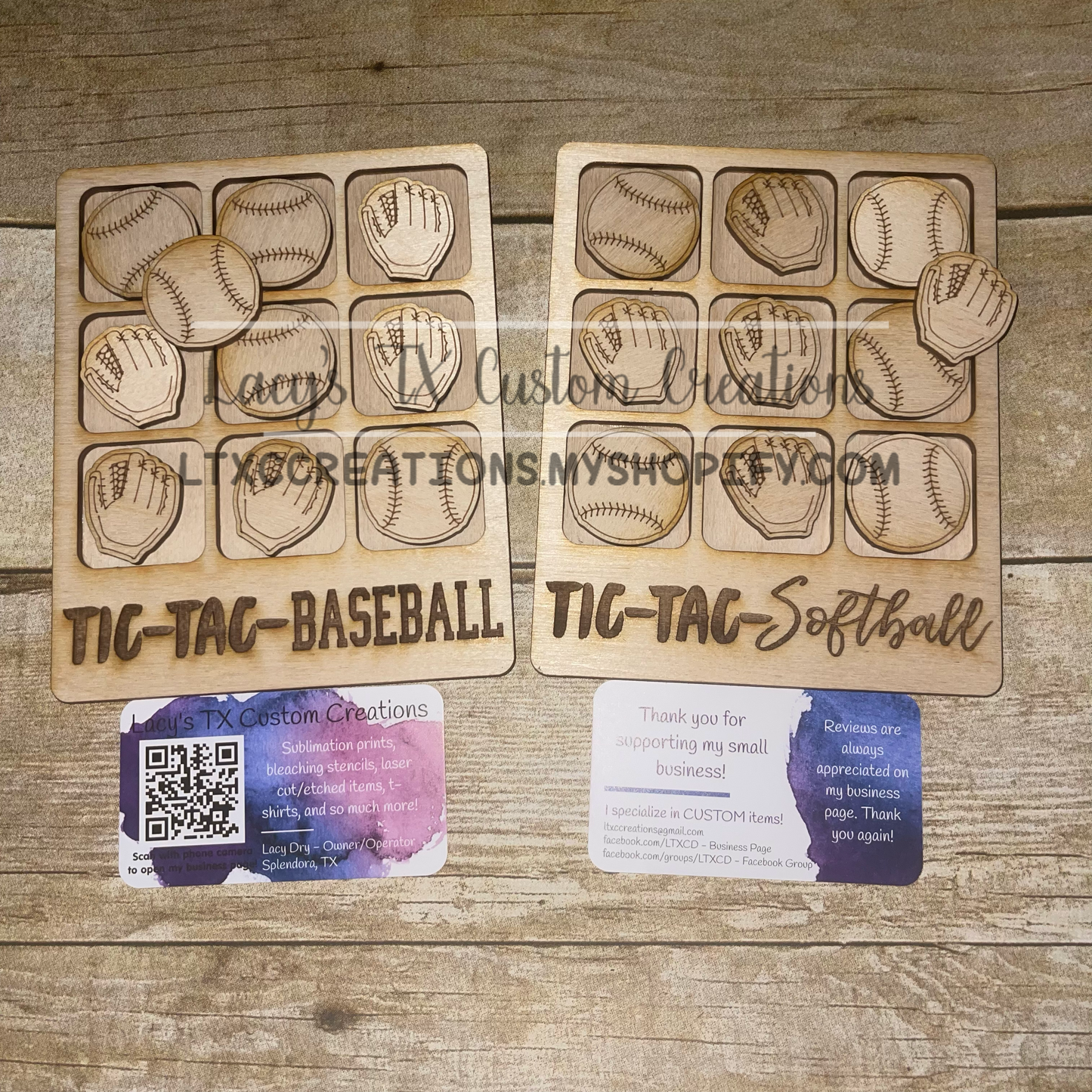 Tic-Tac Toe (Baseball/Softball Version) Game