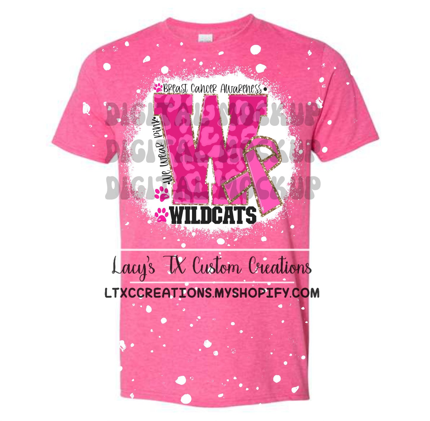 Breast Cancer Awareness School Spirit Tees - *PRE-ORDER*