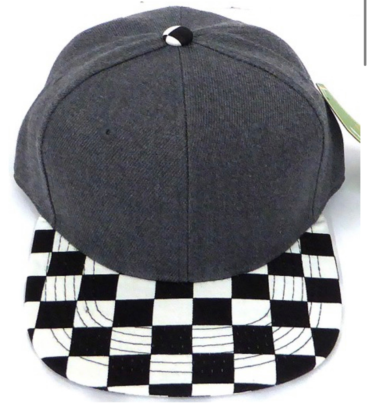 YOUTH SNAPBACK HATS WITH CUSTOM LEATHERETTE HAT PATCH