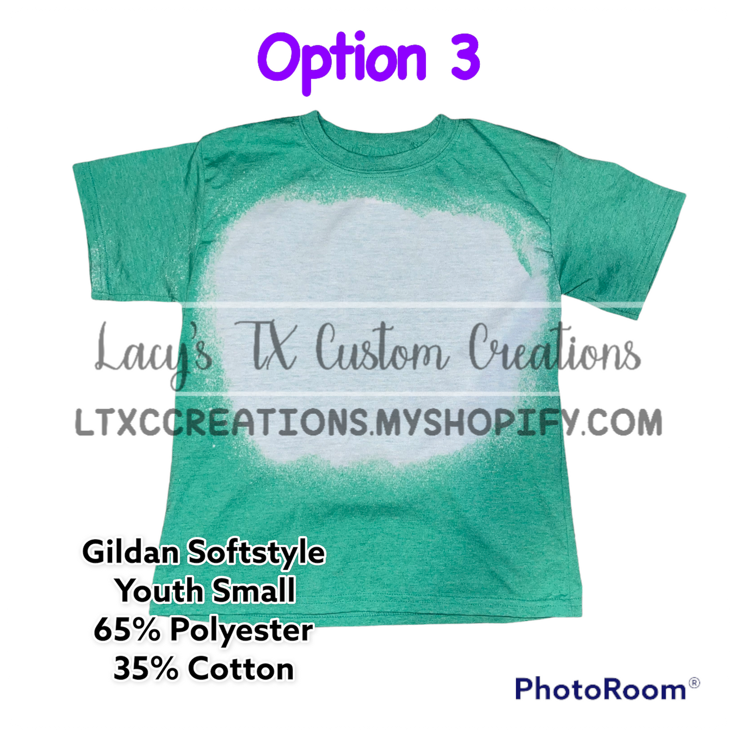 Youth SMALL Gildan Softstyle - OPTION 3