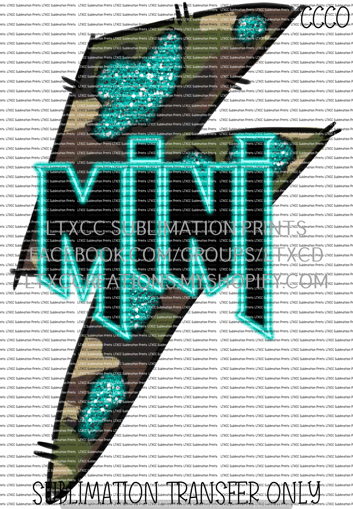 MINI Lightening Bolt - SUBLIMATION PRINT TRANSFER