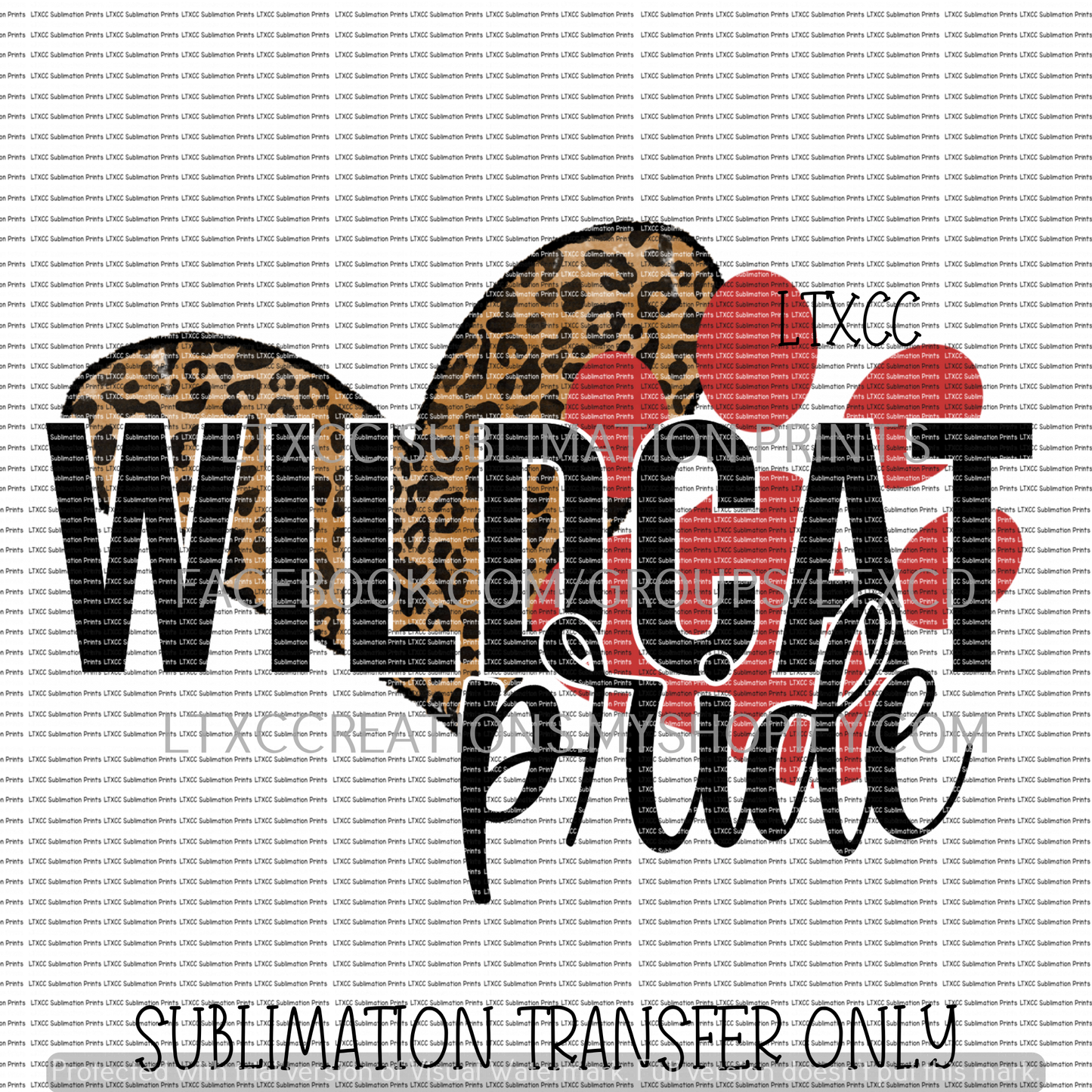WILDCAT PRIDE - SUBLIMATION PRINT TRANSFER