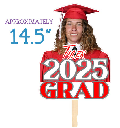 LAMINATED GRAD ON A STICK - CUSTOM
