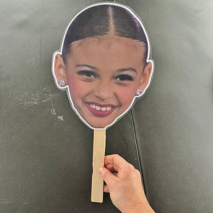 LAMINATED FACE/BODY ON A STICK!