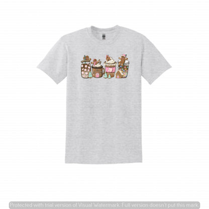 SALE OF THE WEEK - SUBLIMATION GINGERBREAD T-SHIRT - GILDAN DRYBLEND 50/50