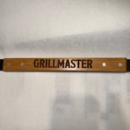 ENGRAVED - 19 1/4" Bamboo Barbeque Spatula with Bottle Opener