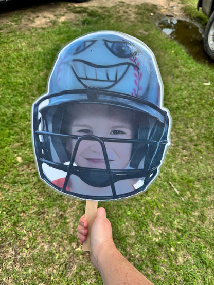 LAMINATED FACE/BODY ON A STICK!