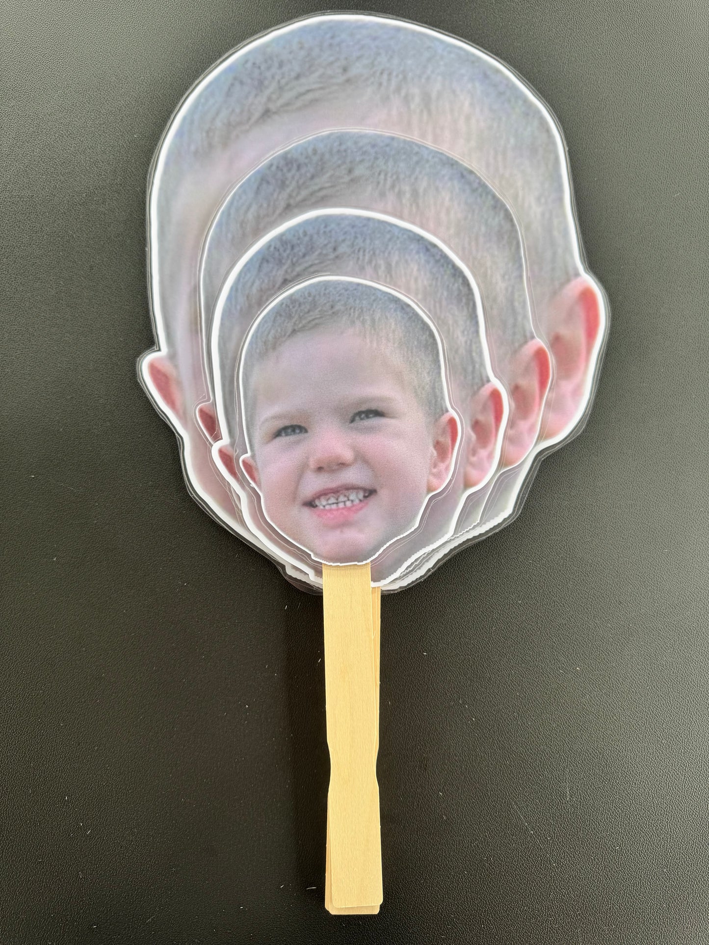 LAMINATED FACE/BODY ON A STICK!