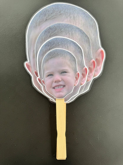 LAMINATED FACE/BODY ON A STICK!