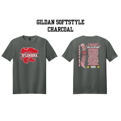 10U Splendora Ladycats Allstars 2025 Roster Shirt