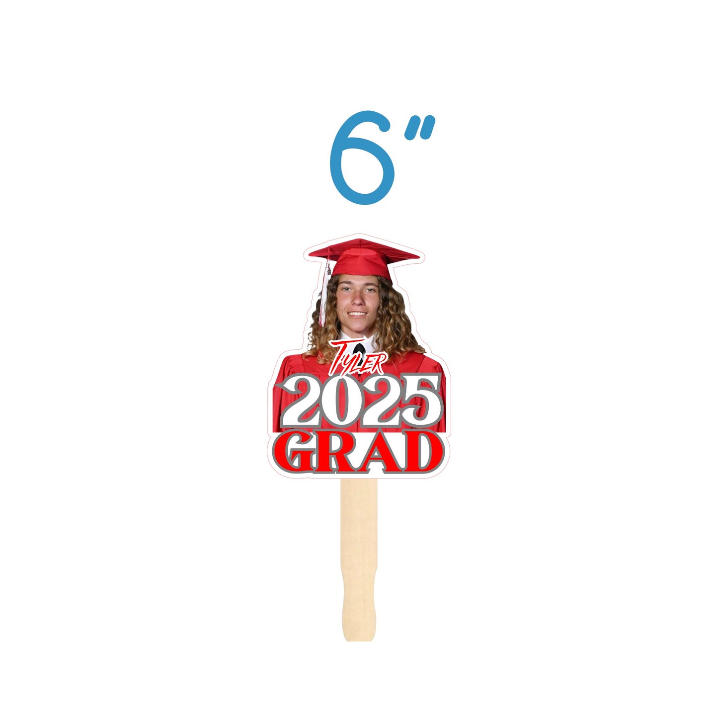 LAMINATED GRAD ON A STICK - CUSTOM