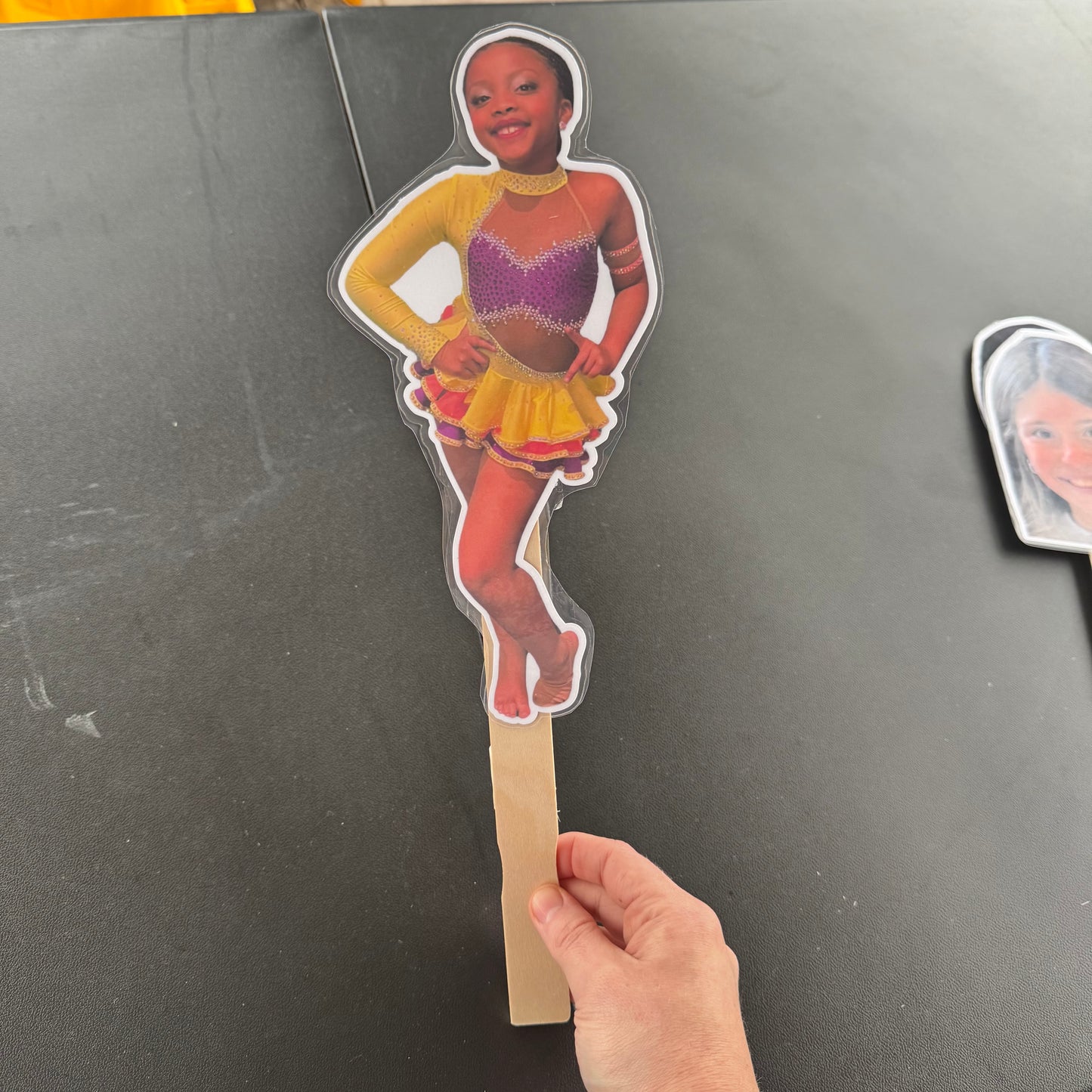 LAMINATED FACE/BODY ON A STICK!