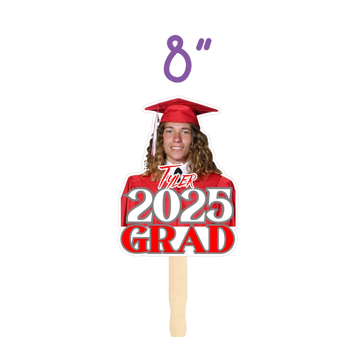 LAMINATED GRAD ON A STICK - CUSTOM