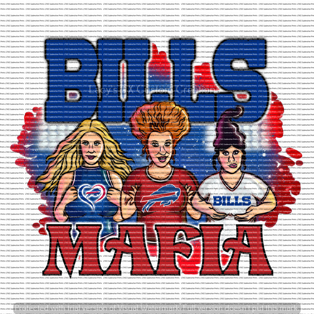 BILLS MAFIA HOCUS POCUS -  SUBLIMATION PRINT TRANSFER