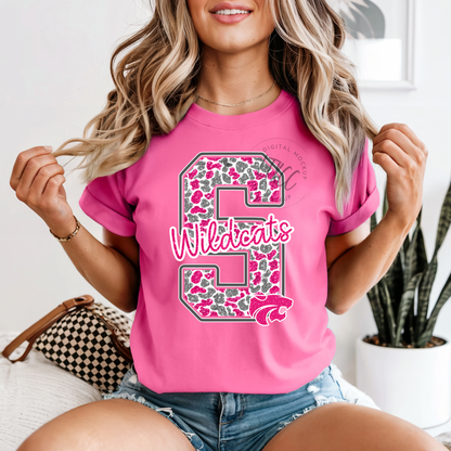 Splendora Wildcats Breast Cancer Awareness PINK OUT Tee
