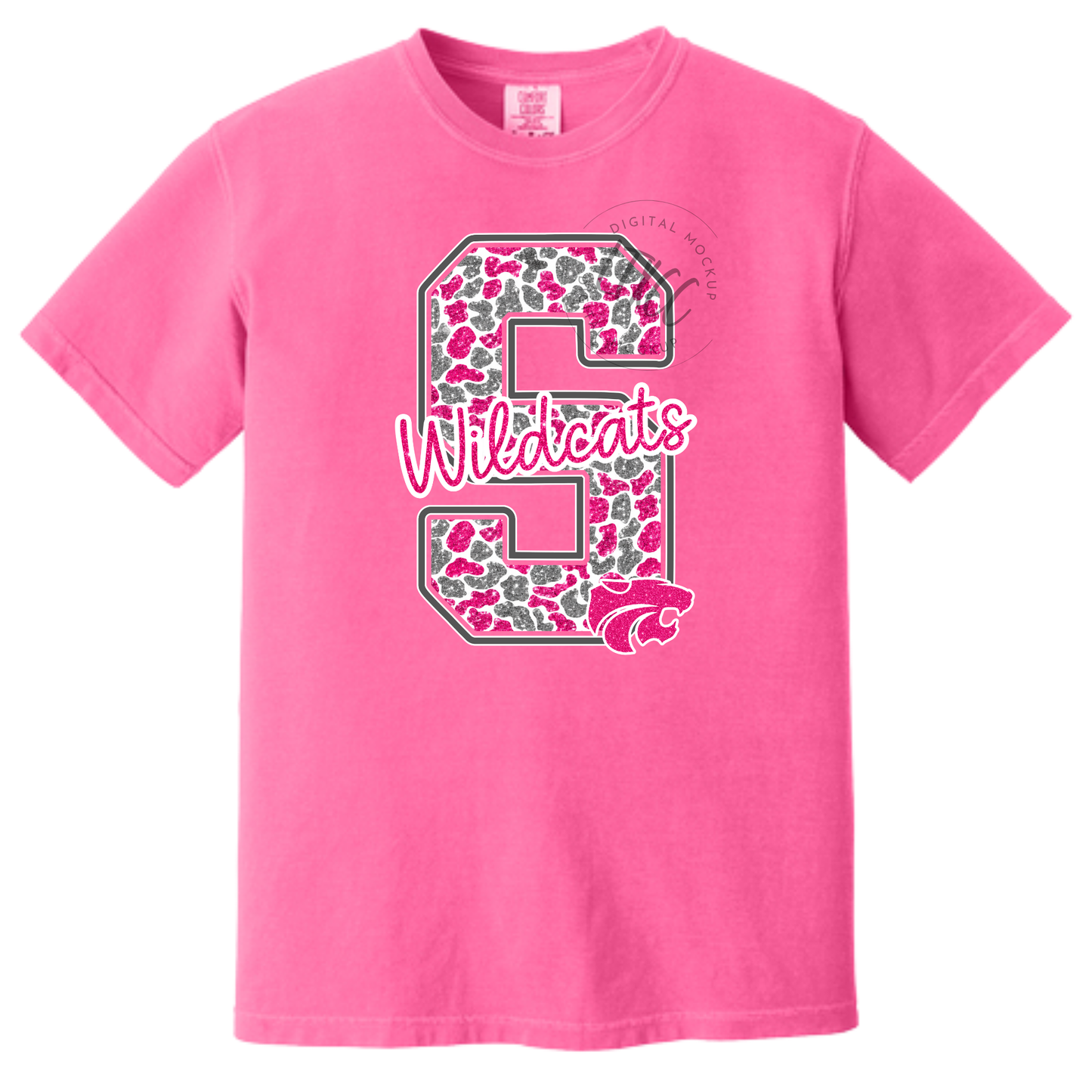 Splendora Wildcats Breast Cancer Awareness PINK OUT Tee