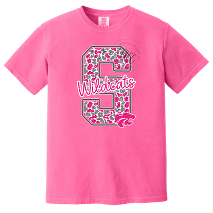 Splendora Wildcats Breast Cancer Awareness PINK OUT Tee