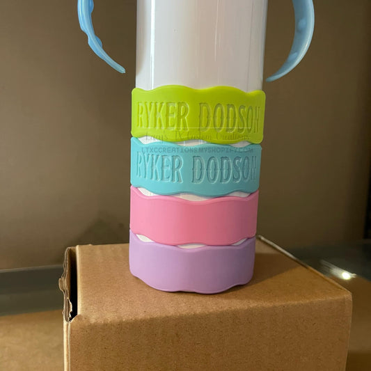 Personalized Reusable Silicone Bottle Band