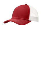 Load image into Gallery viewer, ADULT HATS -- Port Authority Snapback Trucker Hat  *SIMILAR STYLE TO RICHARDSON 112 HATS* with Custom Leatherette Patch
