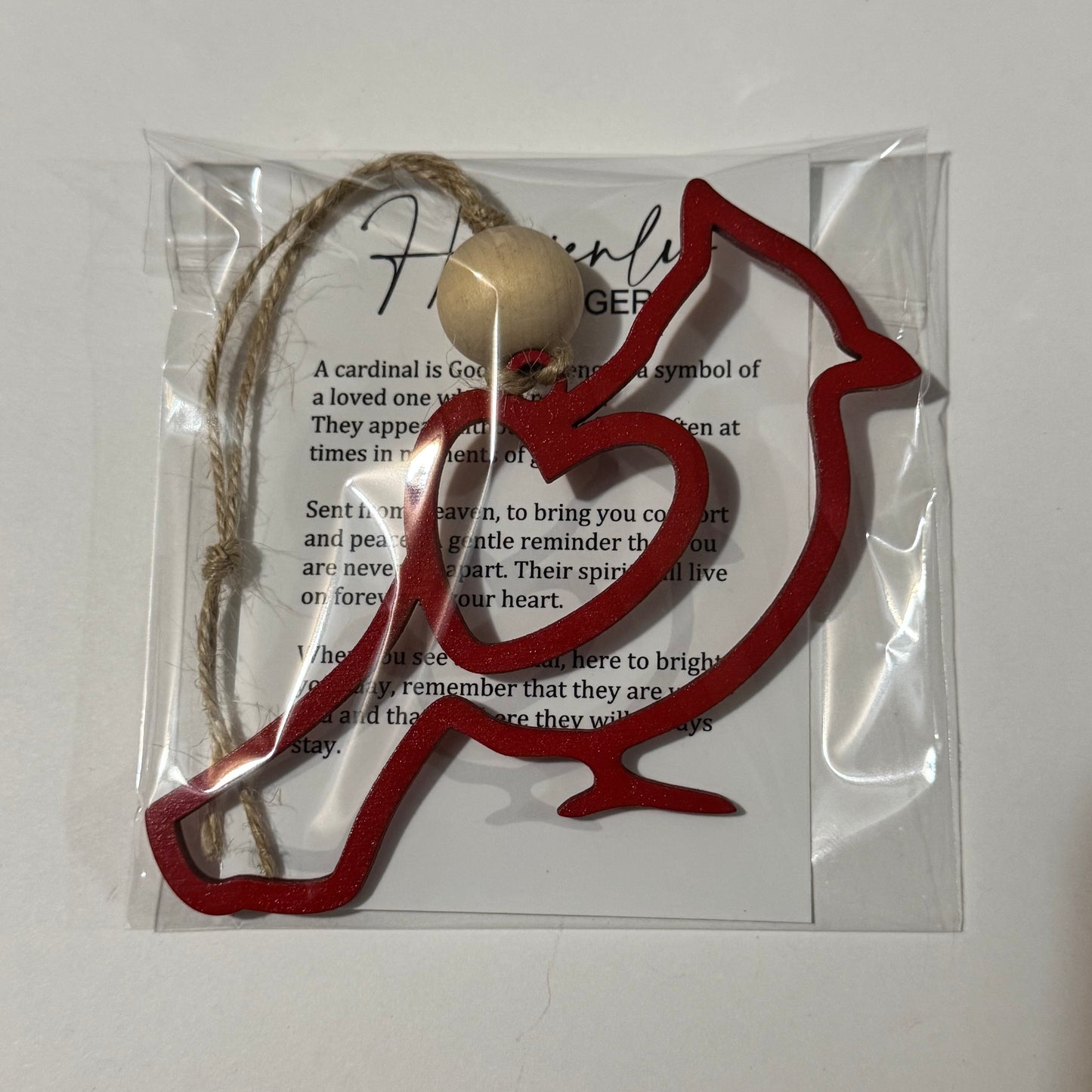 Heavenly Messenger Cardinal Ornament