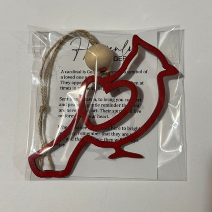 Heavenly Messenger Cardinal Ornament