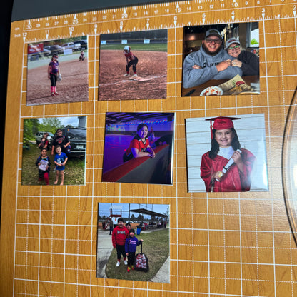 2.5"x2.5" Custom Square Photo Magnets