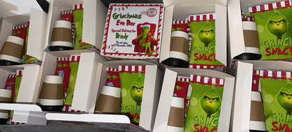 Personalized with NAME - GRINCHMAS EVE BOX! - READY ON OR BEFORE DECEMBER 20TH