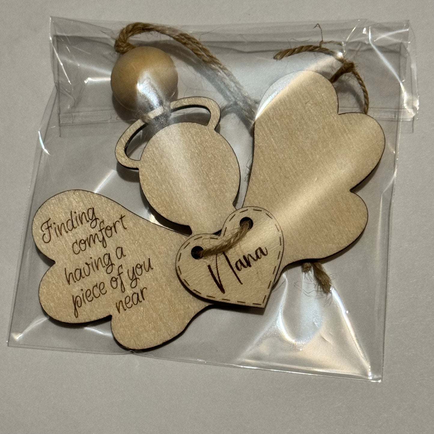 Angel Memorial Ornament - Finding comfort having a piece of you near. <3