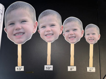 LAMINATED FACE/BODY ON A STICK!