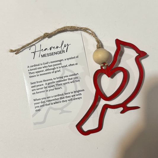 Heavenly Messenger Cardinal Ornament