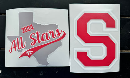 Splendora Printed Adhesive Vinyl Sticker Decals