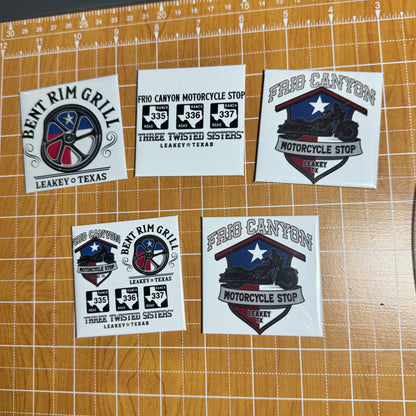 2.5"x2.5" Custom Square Photo Magnets
